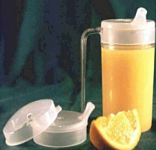 One Handle Clear Cup Spouted Lid 10 oz