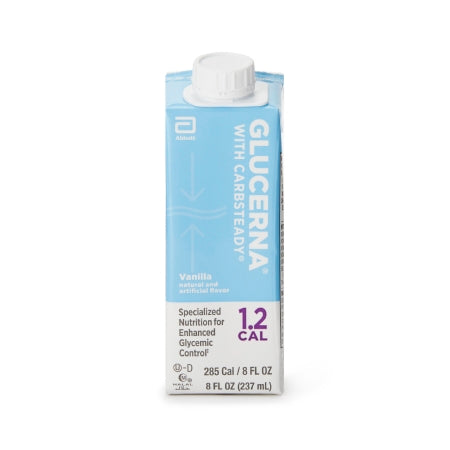 Oral Supplement Glucerna Vanilla Flavor with Reclosable Carton