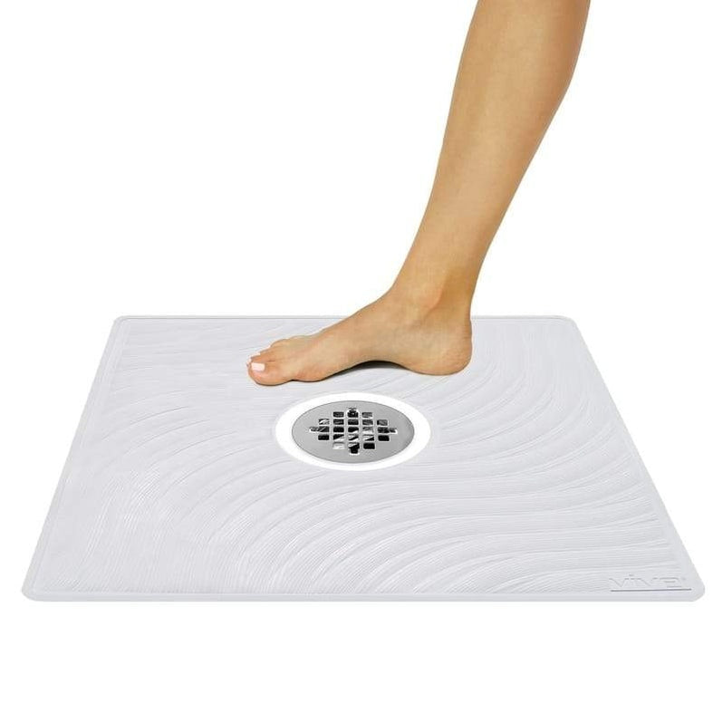 Vive Shower Mat with Drain Hole