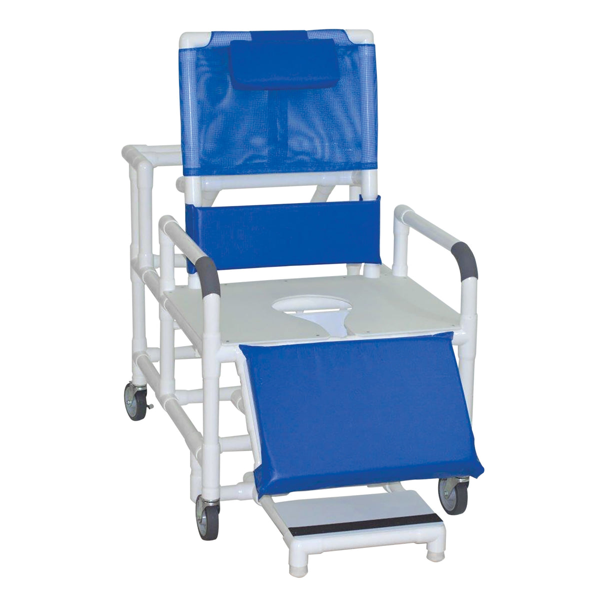 MJM Bariatric Reclining Shower Commode Chair