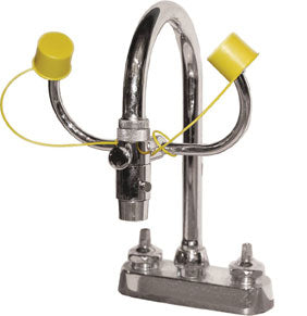 Eyewash Station Faucet Mount Continuous Flow