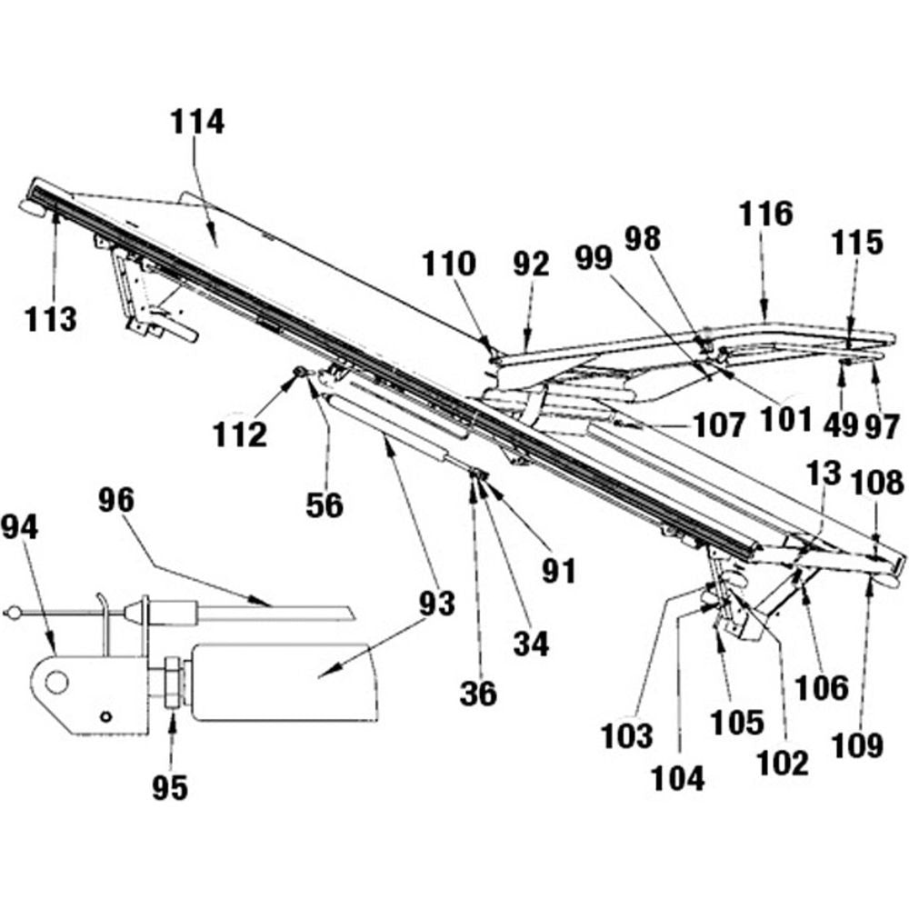 Foot Motor for Span America 4000N