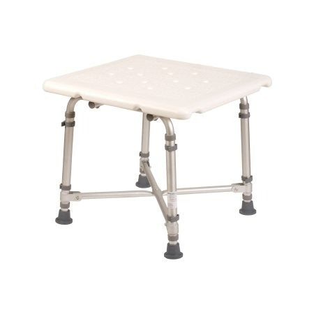 Bariatric Shower Chair HealthSmart without Arms Aluminum Frame without Backrest
