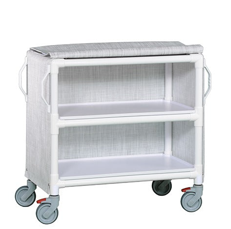 Deluxe 2 Shelf Linen Cart