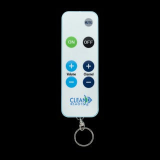 Clean TV Remote Control Keychain