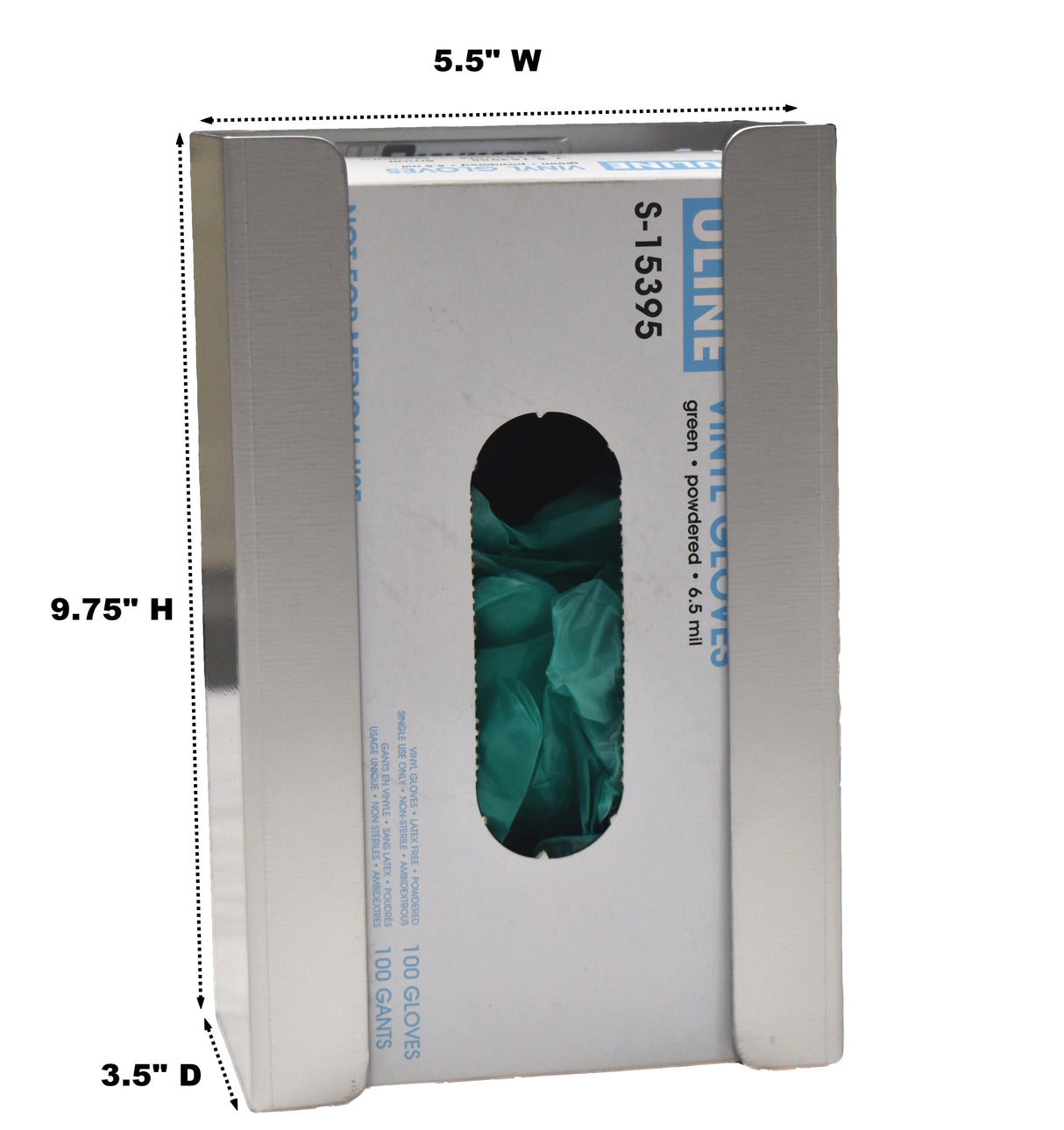 Single Aluminum Glove Box Holder