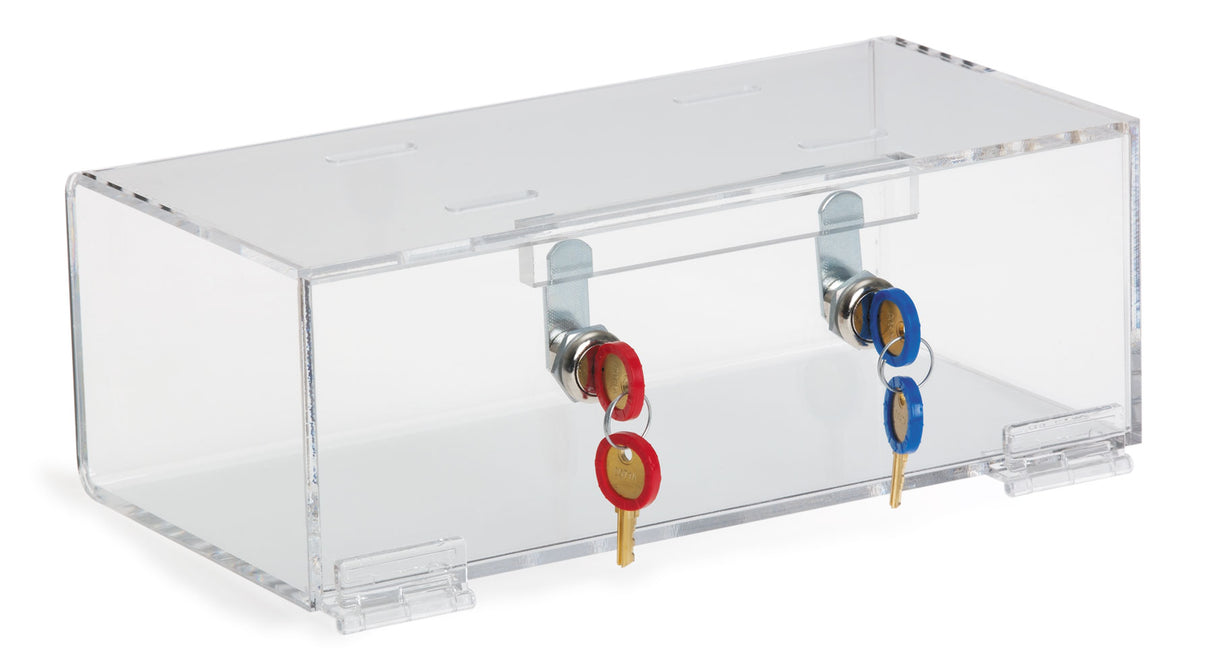 Double Lock Clear Acrylic Refrigerator Lock Box