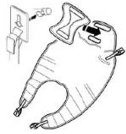 Joerns Hoyer Comfort Clip Style Sling 500 lbs