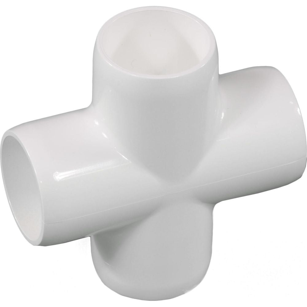 PVC 4 Way L Fitting 1 1/4" for Direct Supply Shower Chair