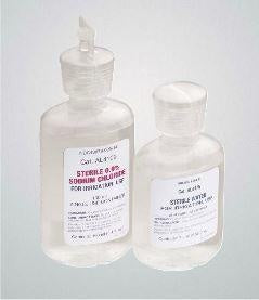 CareFusion AirLife Dualtop Bottle 0.9% Sodium Chloride 100mL