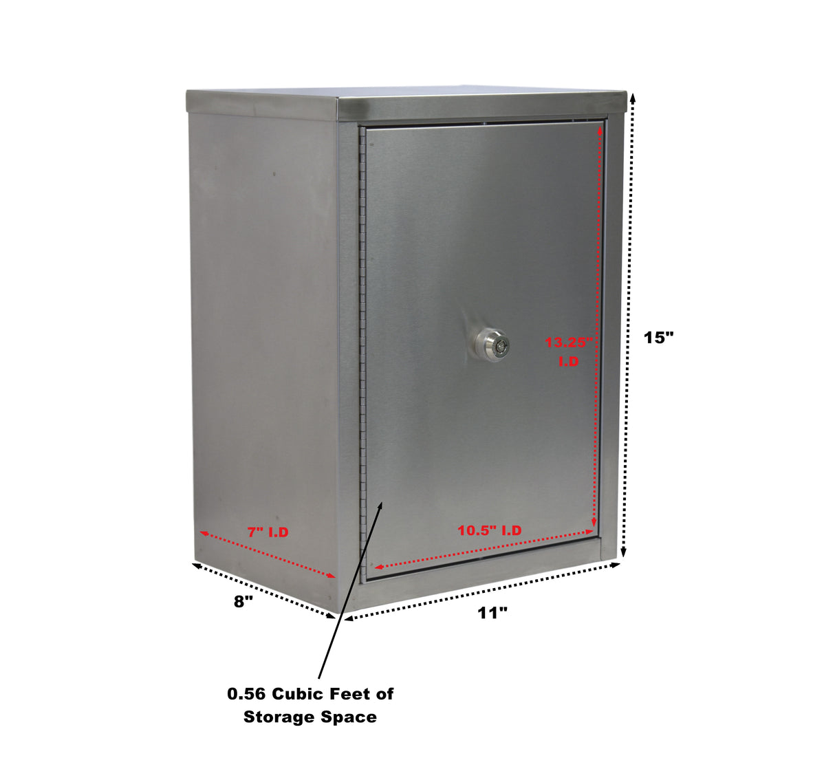Double Door Narcotic Cabinet