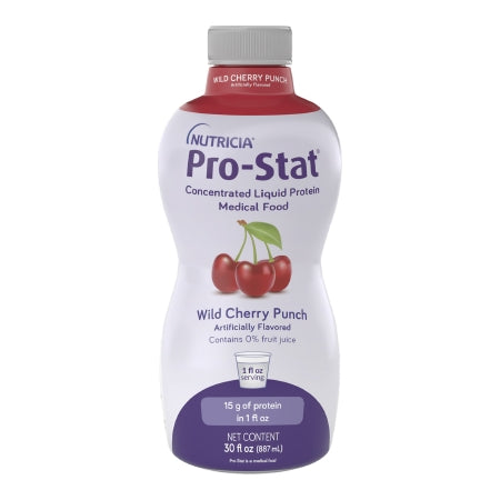 Mckesson Oral Supplement Pro Stat Wild Cherry Punch Flavor Liquid 30 oz Bottle