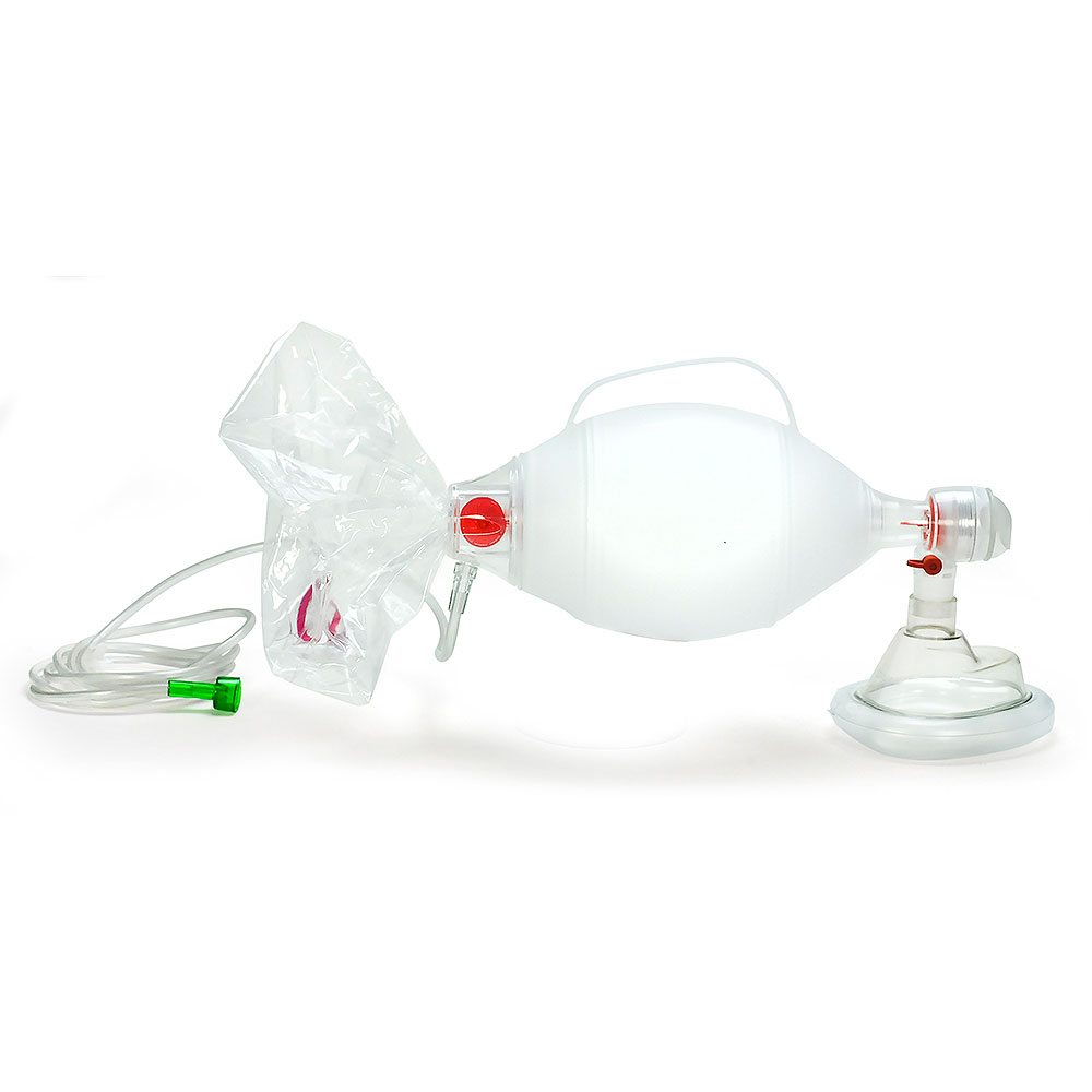 Ambu SPUR II Bag Adult with Adult Mask, Oxygen Reservoir Bag and PEEP Valve