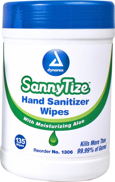 SannyTize Instant Hand Sanitizer Canister Wipes