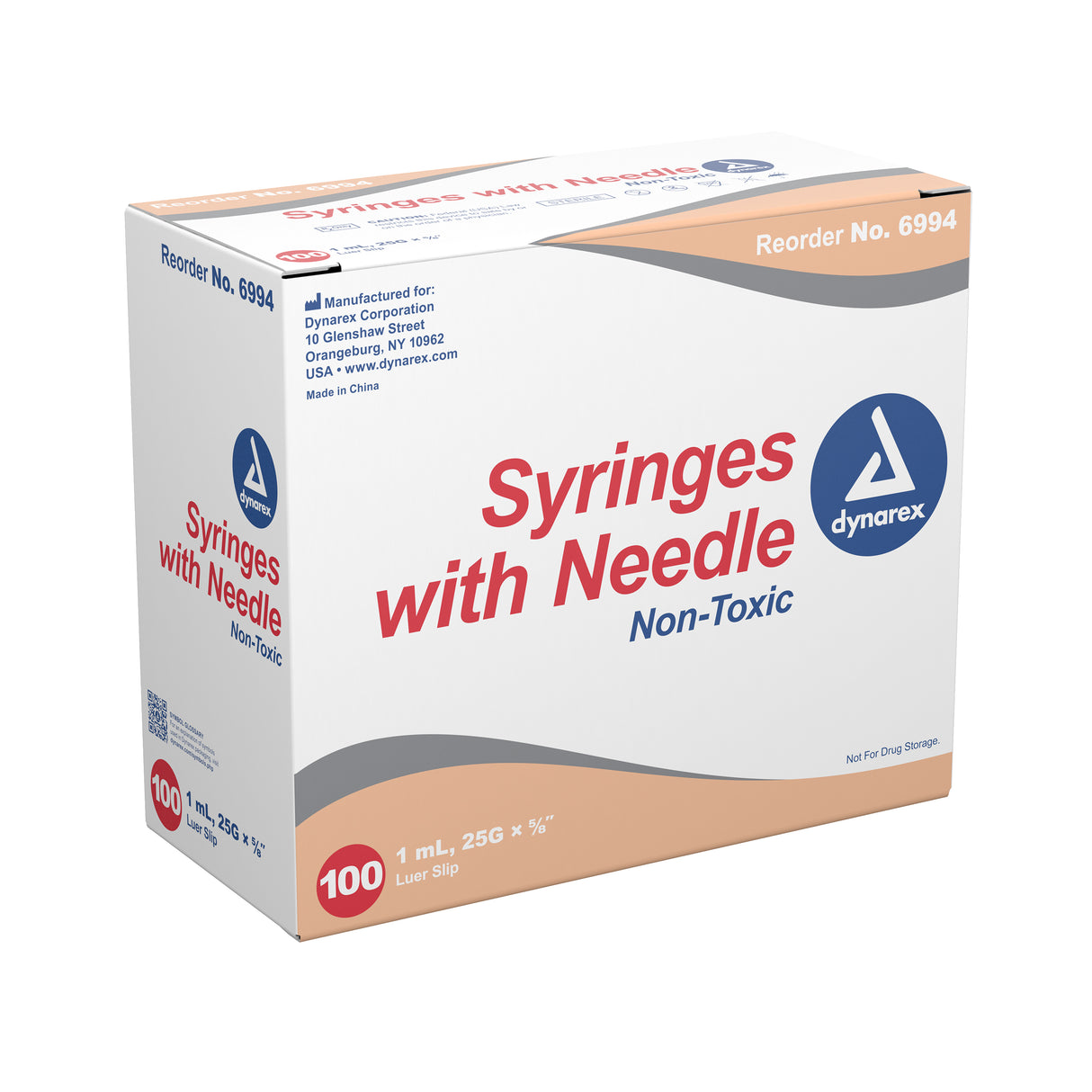 Syringe with Needles Luer Slip