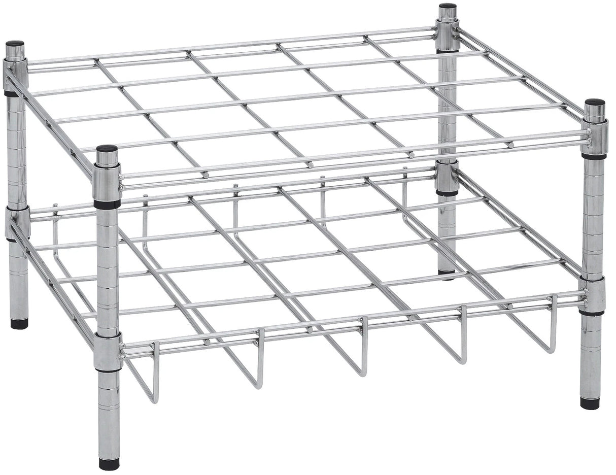 Chrome Oxygen Cylinder Rack (Fits 28 C, D, E or M9 Cylinders)