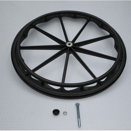 Replacement Rear Wheel Assembly for Panacea Fixed Frame Wheelchair