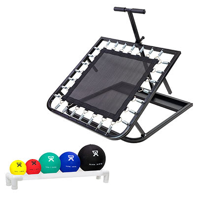 CanDo Ball Rebounder Plastic Rack 5 Piece Set