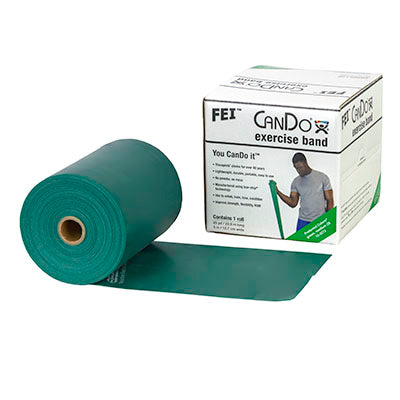 CanDo Low Powder Exercise Band Rolls