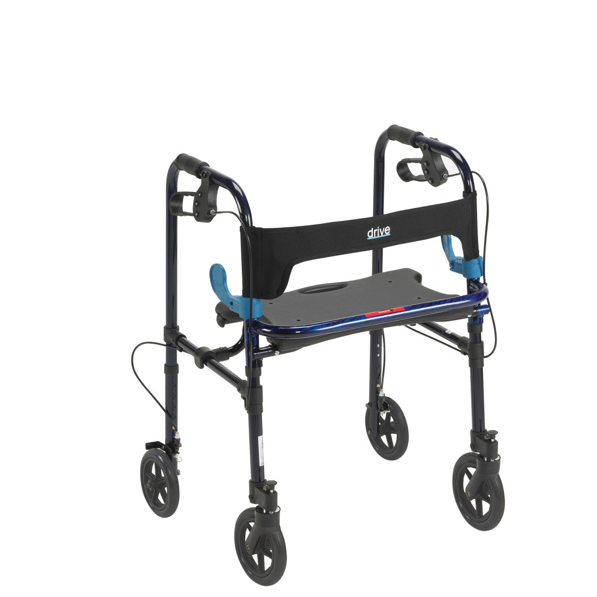 Clever Lite Walker Adult with 8" Casters Blue