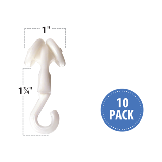 Crest Curtain Hook for Clickeze Whisper Cube and Ultra Cube Track Systems