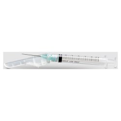 McKesson Prevent Safety Hypodermic Syringe with Needle