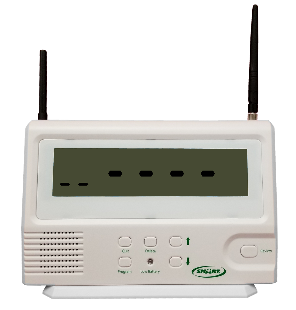 Smart Central Monitoring Unit with LCD Screen and AC Adapter