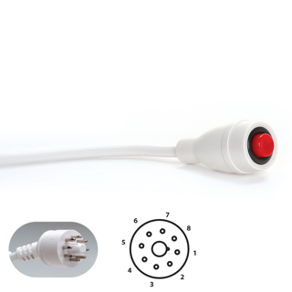 EconoCall Call Cord for Ektacom 8 Pin