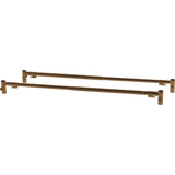 Standard Telescoping Full Length Side Rail, Brown Vein Finish