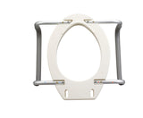 Premium Raised Toilet Seat with Removable Arms