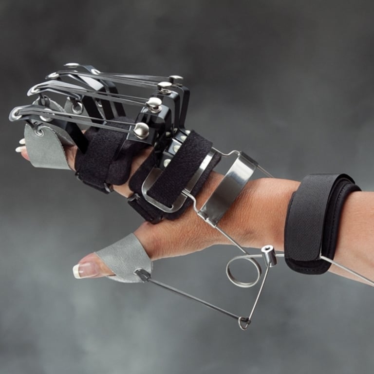 Bunnell Combination Oppenheimer with Dynamic Wrist and IP Extension Orthosis