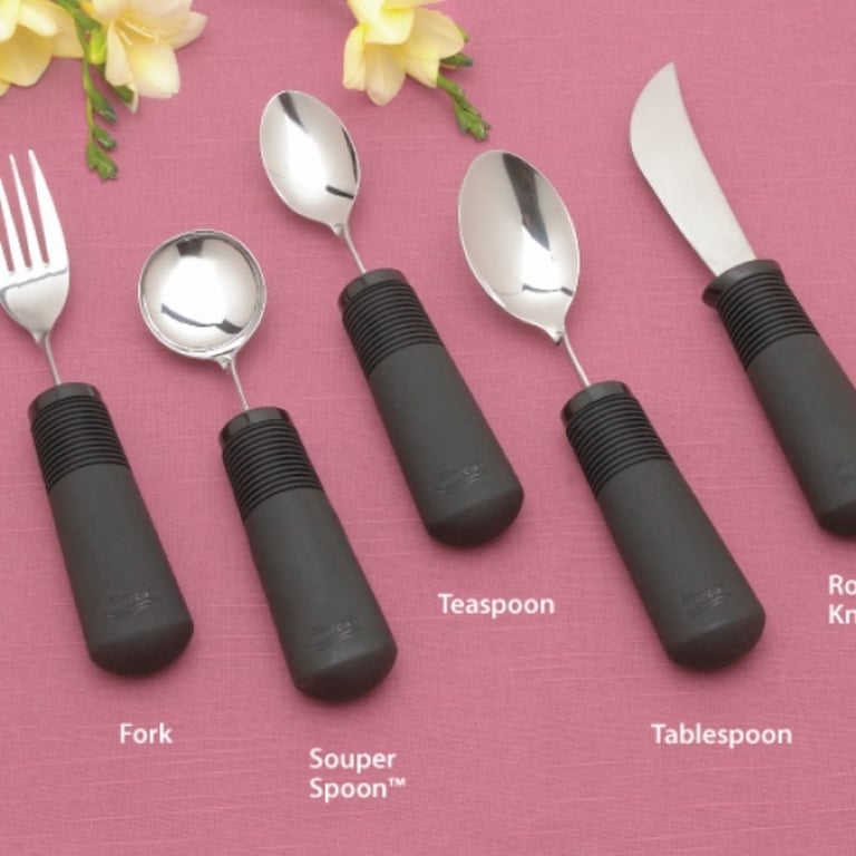 Big Grip Weighted Adaptive Eating Utensil Set of 5