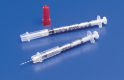 Safety Tuberculin Syringe with Needle Monoject 1ml