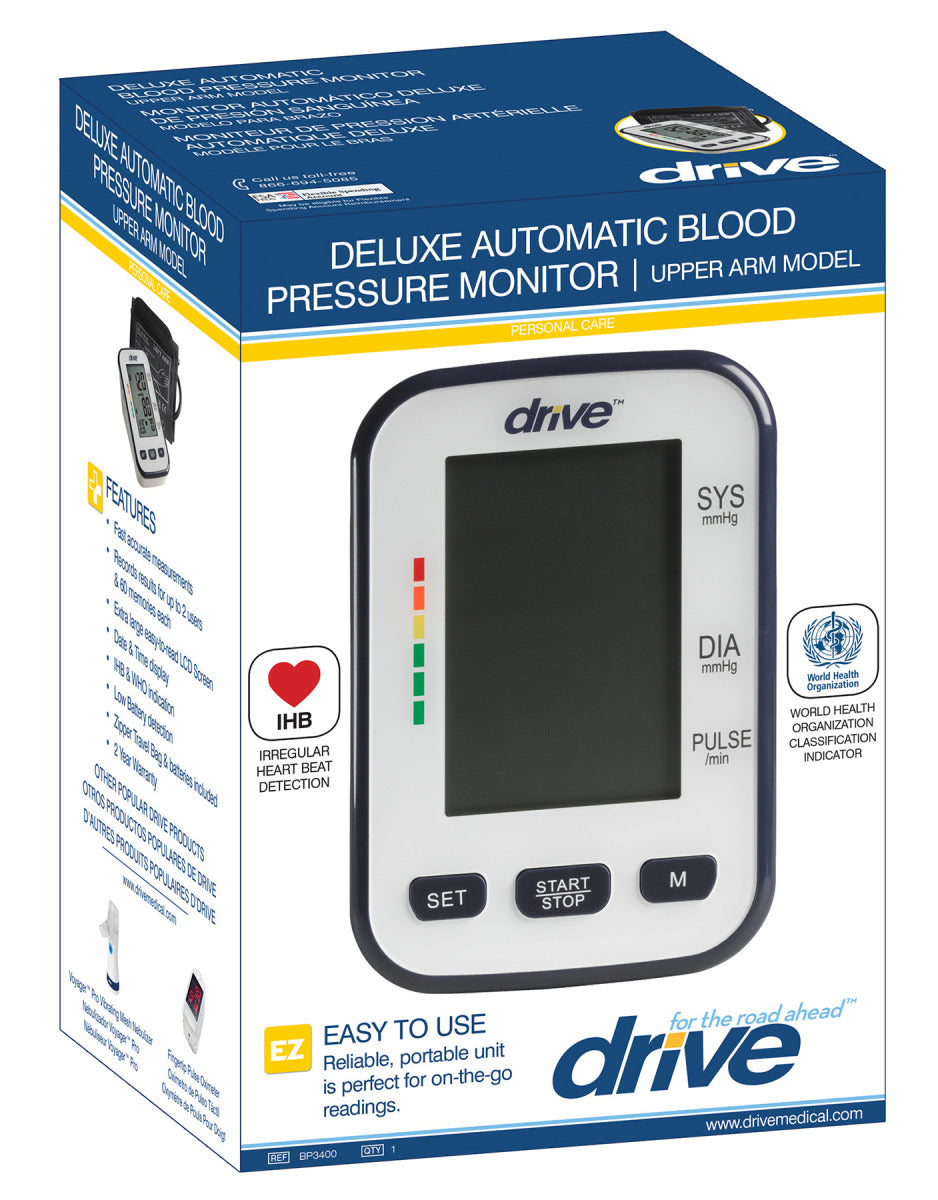 Deluxe Automatic Blood Pressure Monitor Upper Arm