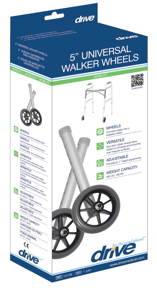 Drive Universal 5" Walker Wheels