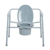 Drive Medical Heavy Duty Bariatric Folding Bedside Commode Chair