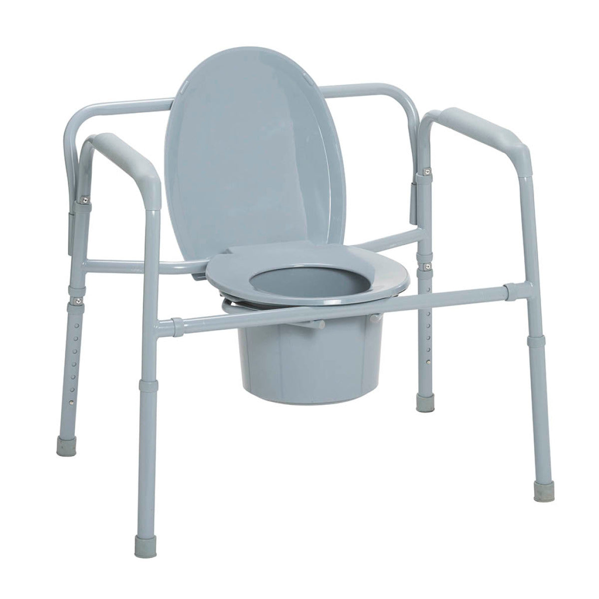 Drive Medical Heavy Duty Bariatric Folding Bedside Commode Chair