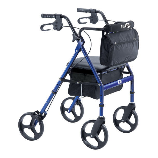 Drive Hugo Elite Rolling Walker with a Seat