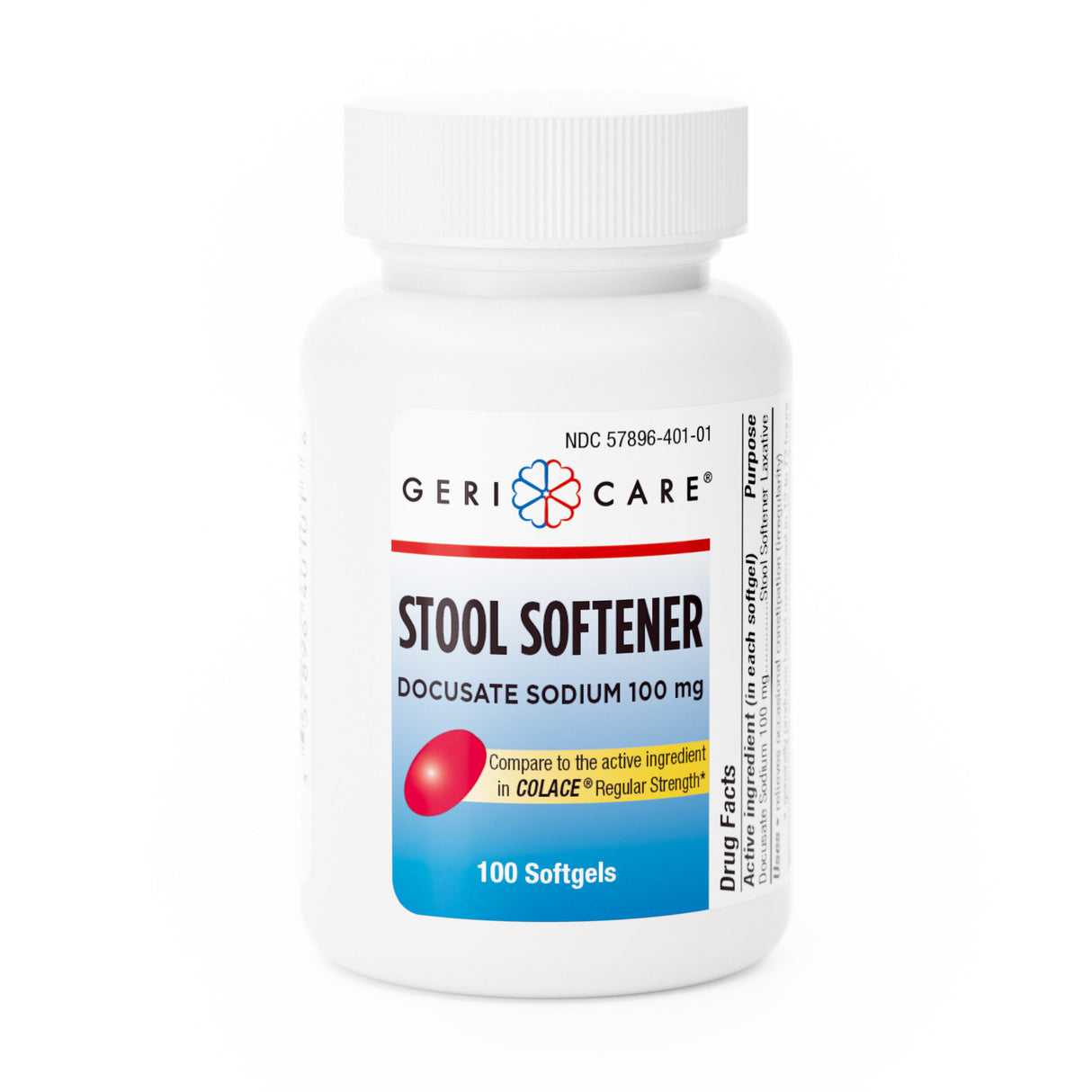 GeriCare Stool Softener Docusate Sodium Softgel