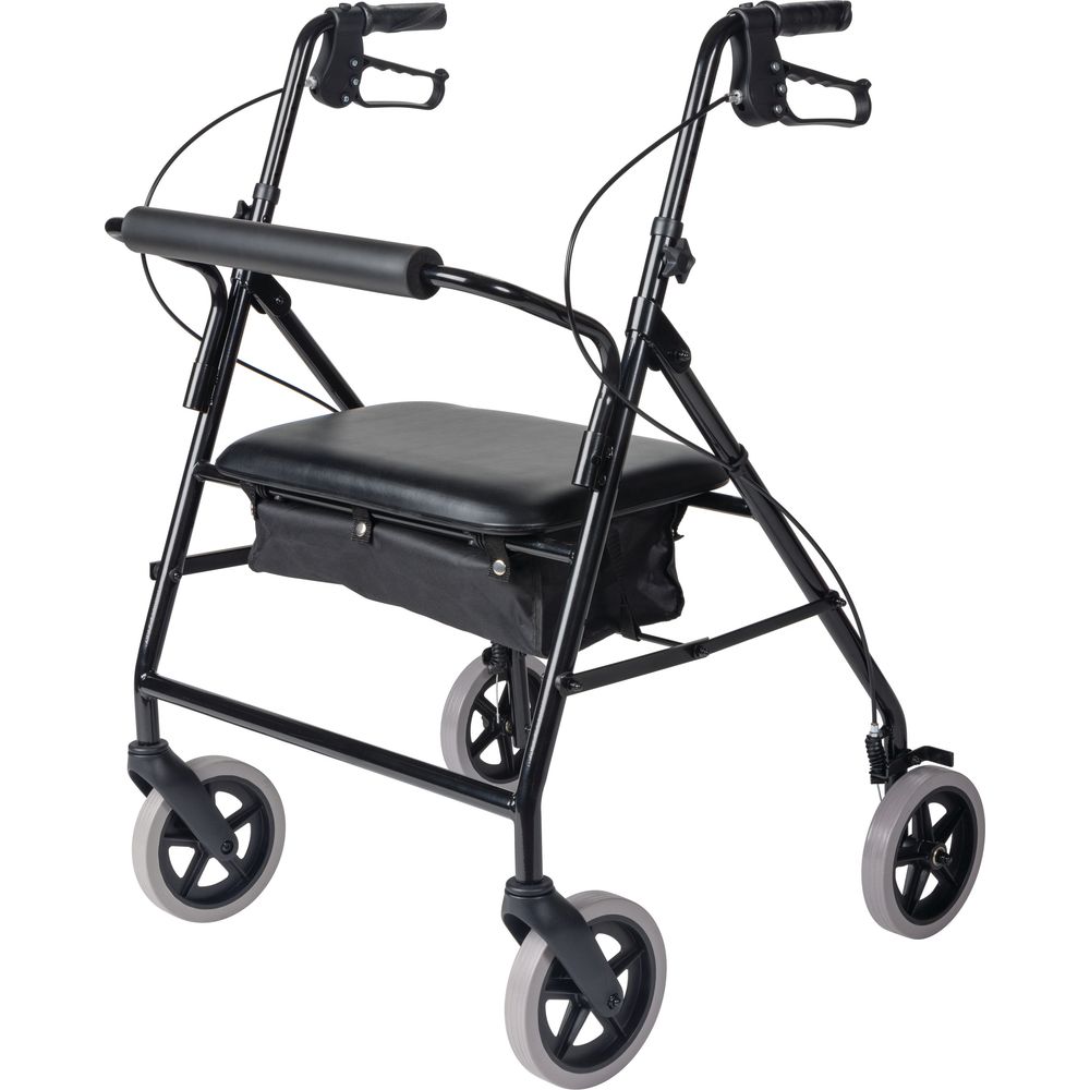 Direct Supply Bariatric Folding Rollator with 8" Wheels