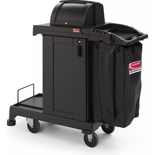 Suncast Commercial High Security Housekeeping Cart