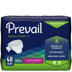 Prevail Unisex Adult Incontinence Bariatric Brief