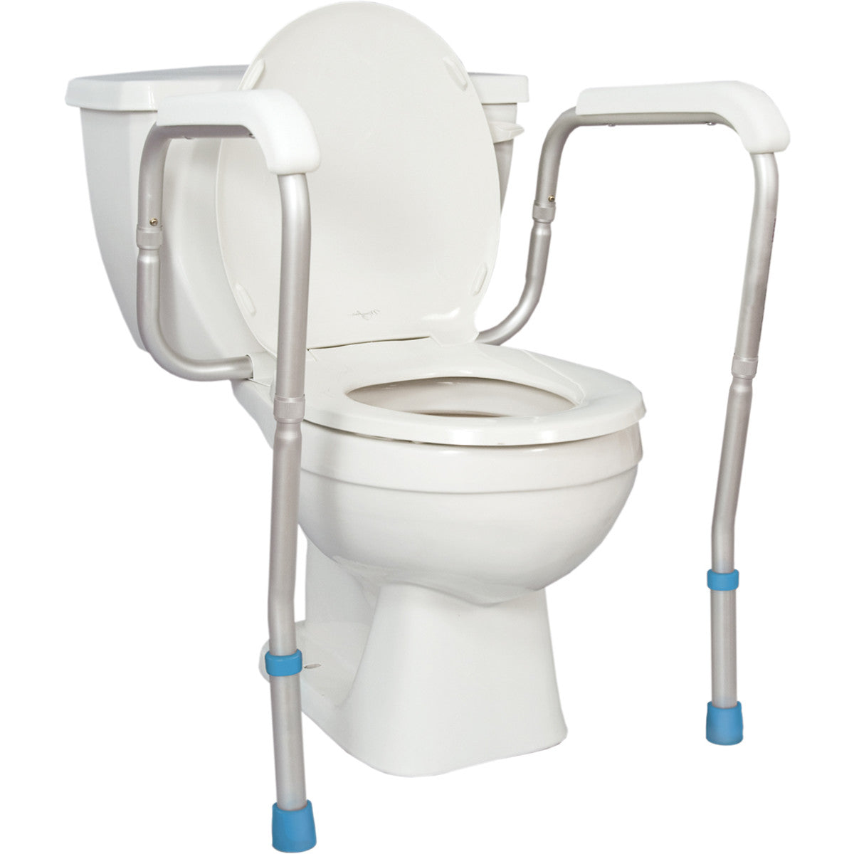 Aqua Sense Adjustable Toilet Safety Rails to Floor