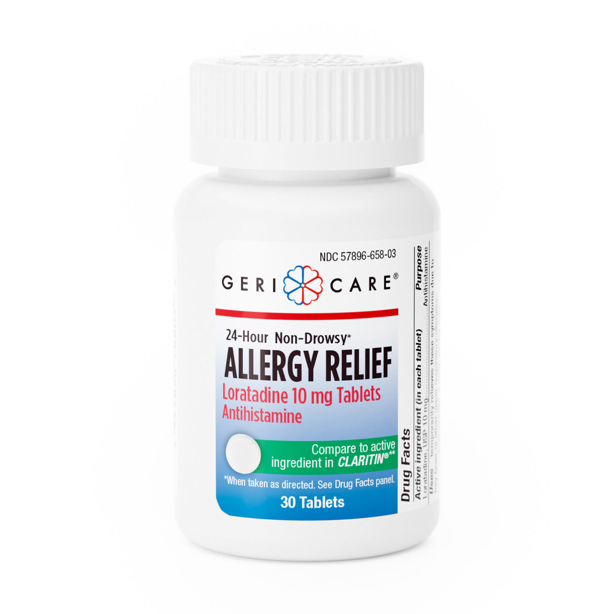 GeriCare Allergy Relief Loratadine Tablets 10 mg, 30 count