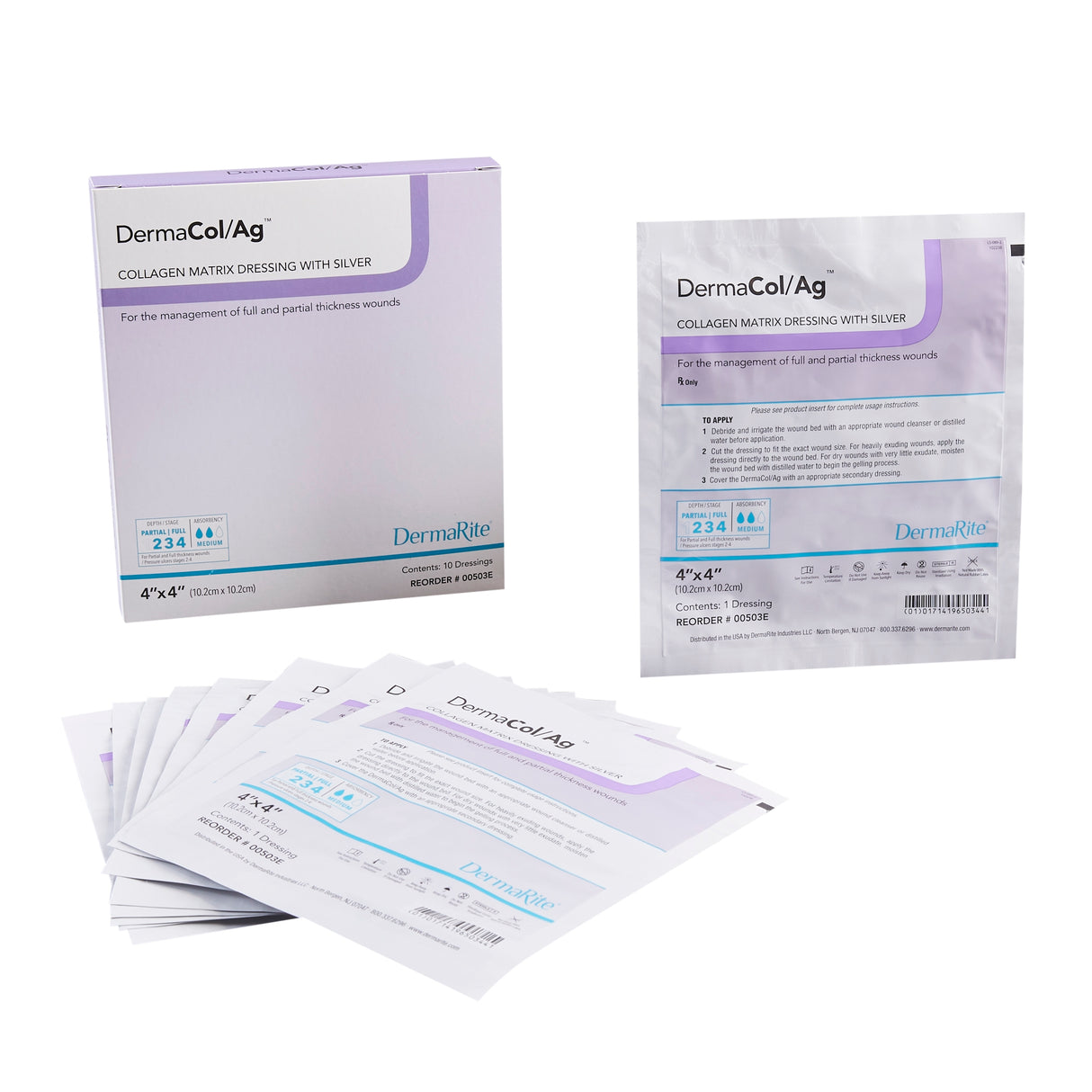 Collagen Matrix Wound Dressing with Silver