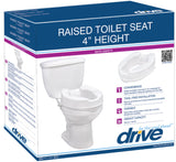 Raised Toilet Seat with Lock and Lid