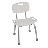 Deluxe Aluminum Shower Chair Gray