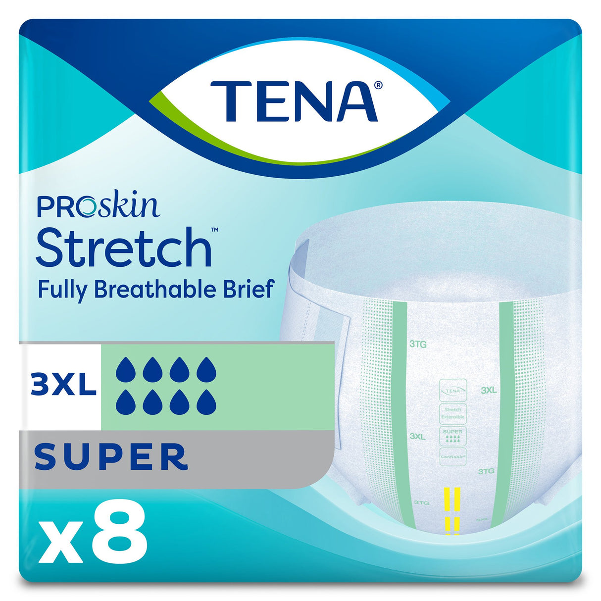 TENA ProSkin Stretch Super Briefs Fully Breathable