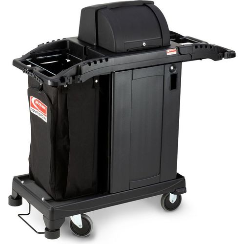 Suncast Commercial Compact Premium Housekeeping Cart