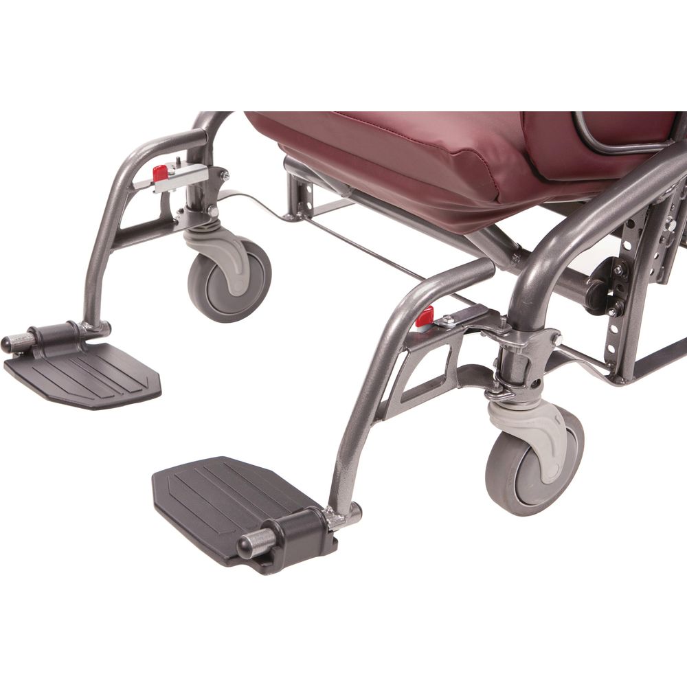 Self Storing and Removable Footrests for Dyn Ergo Scoot Chair